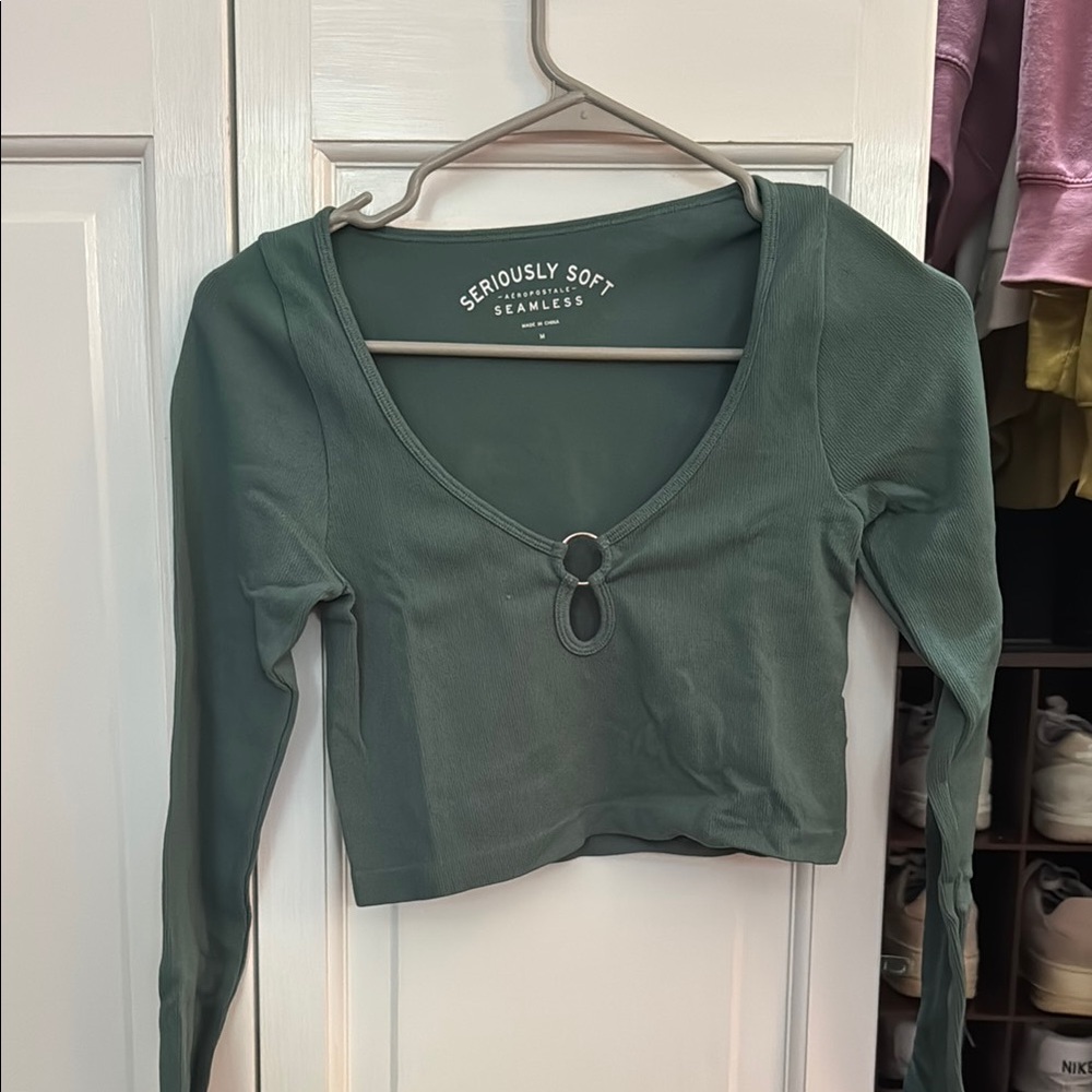 Aeropostale Seriously Soft Green Blouse